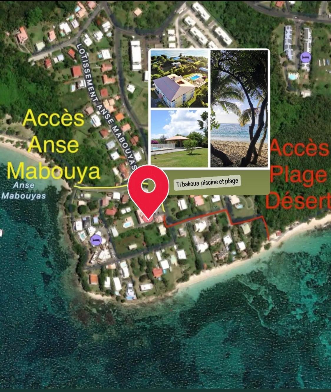 Ti'Bakoua A Sainte-Luce Plage Et Piscine Exterior foto